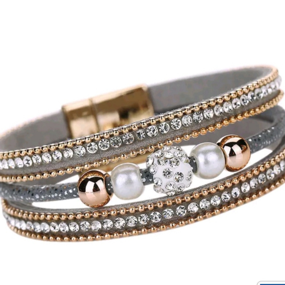 BLING-BLING PEARL  BRACELET